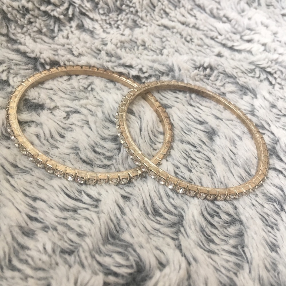 Silver Bracelets with Gems